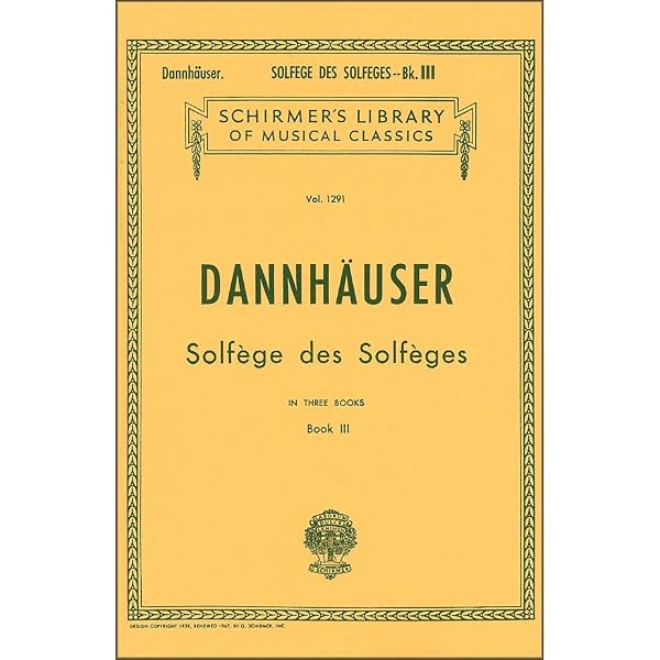 Solfège de Solfèges, Book 1 – Schirmer's Library of Musical
